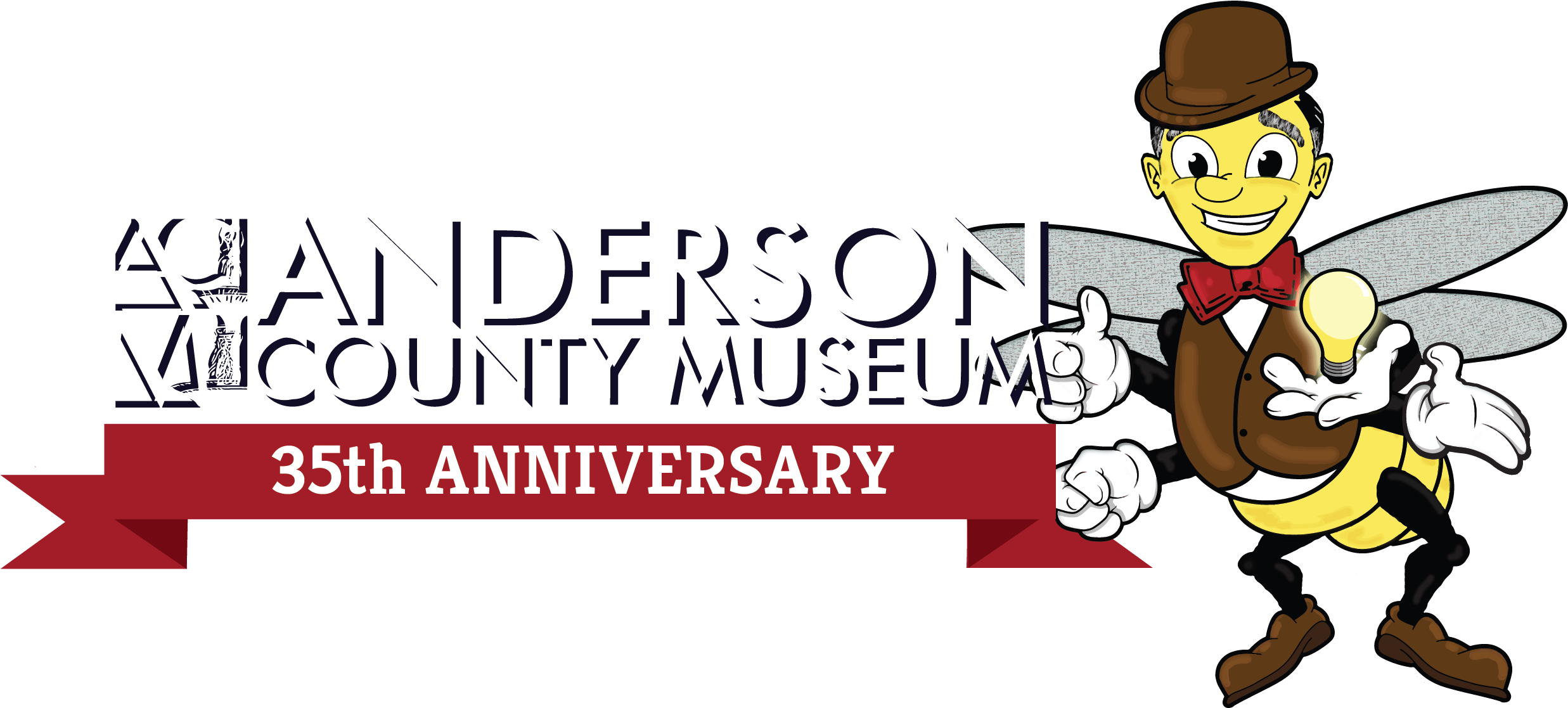 Anderson County Museum Anderson County Museum Png Anderson - Cartoon (2550x1179), Png Download