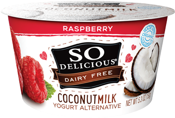 Raspberry - 5 - 3oz - - Dairy Free Yogurt (480x510), Png Download