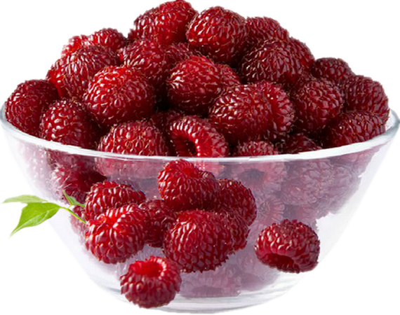 Framboises Png, Tube - Raspberry (570x450), Png Download