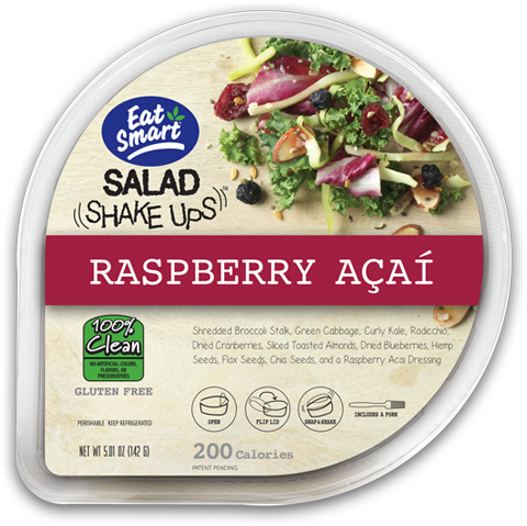 Raspberry Acai - Eat Smart Shake Ups (480x479), Png Download