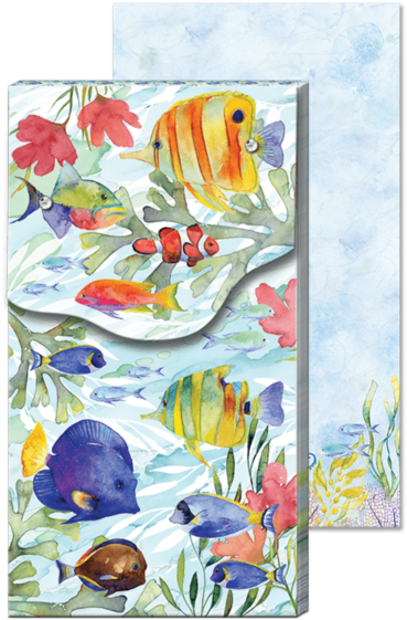 Oceana Large Pocket Note Pad - Punch Studio Note Pad Pocket Lg Oceana (600x600), Png Download