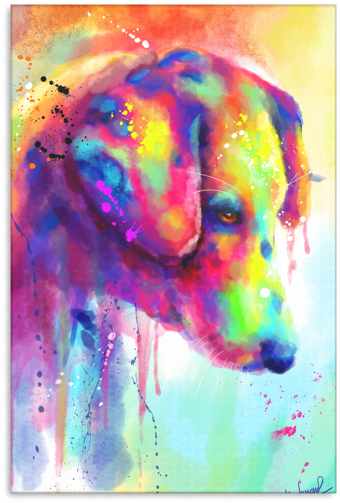 Dalmation Canvas Wrap 1603-1 - Companion Dog (1024x1024), Png Download