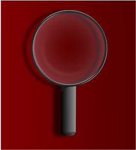 Magnifying Glass (566x800), Png Download