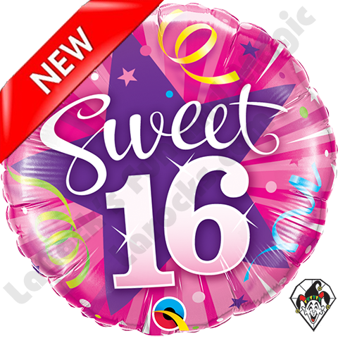 Alternative Views - - 18 Inch Sweet 16 Shining Star Packaged (480x480), Png Download
