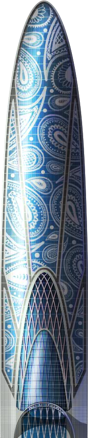 Namaste Tower - Computer File (180x896), Png Download