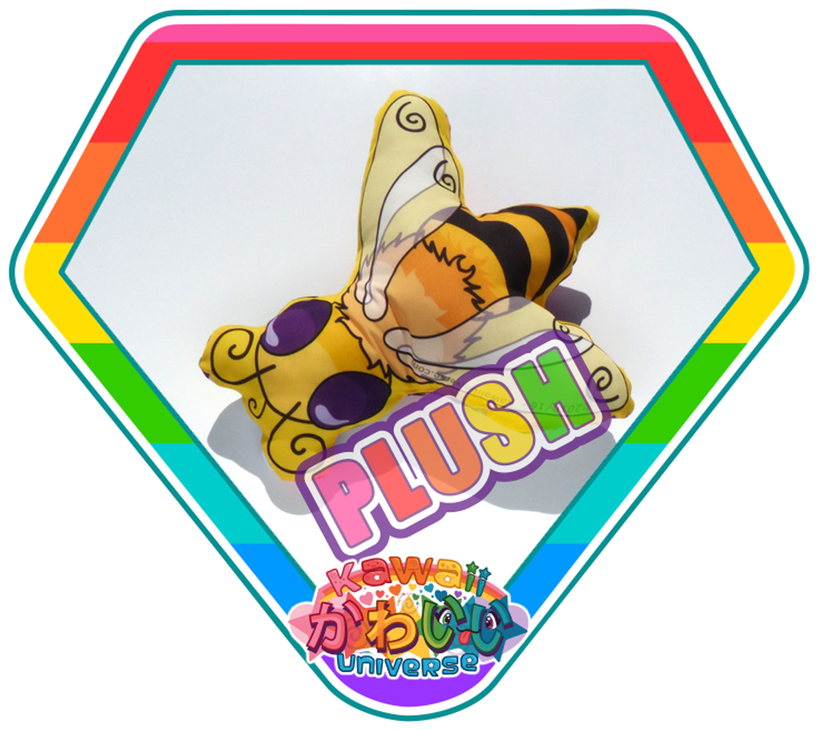 Cute Bee Plush - Sushi (1292x1292), Png Download
