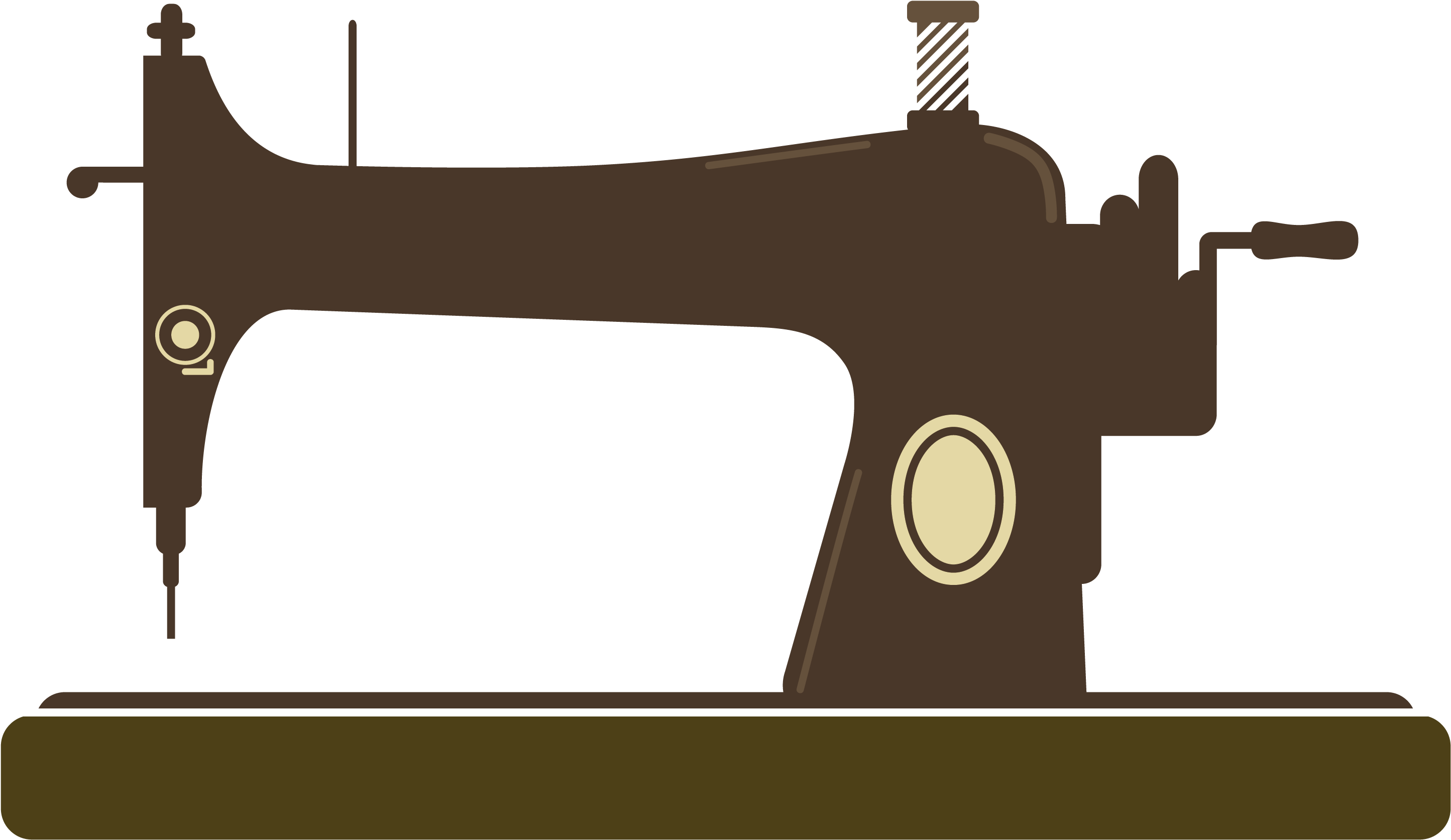 Sewing Machine Transparent Png - Sewing Machine Clipart Png (3000x3000), Png Download