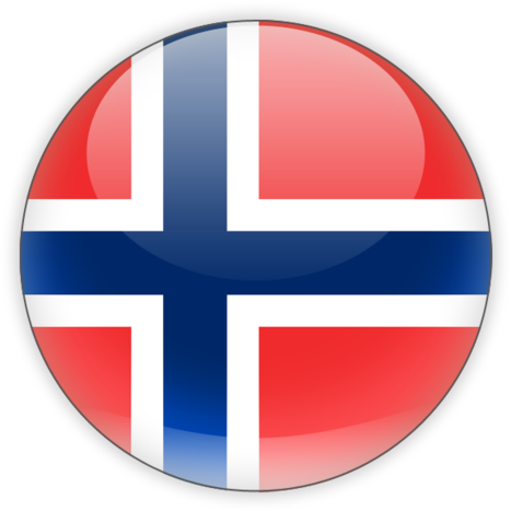 High Quality Images, Norway, Rounding, Png Format, - Flaggen Icon Round Png (640x480), Png Download