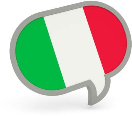 Illustration Of Flag Of Italy - Italian Flag Speech Bubble (640x480), Png Download