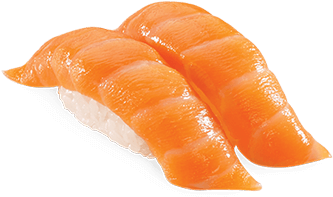 Salmon サーモン - 三文魚 壽司 (380x320), Png Download