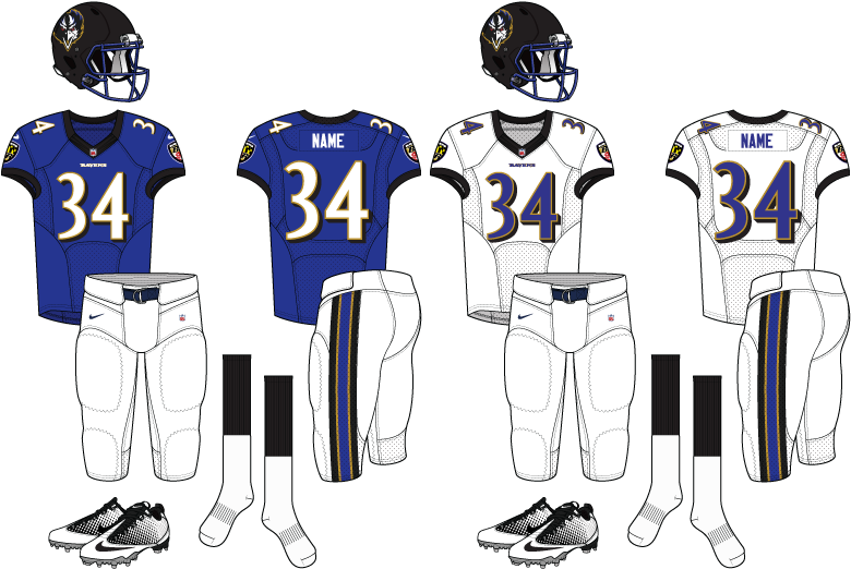 Baltimore-ravens Zpsdfd85f65 - Jacksonville Jaguars Uniform Concept (792x612), Png Download