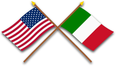 Italian And American Flag Clip Art - Honduras Flag And Us Flag (449x285), Png Download