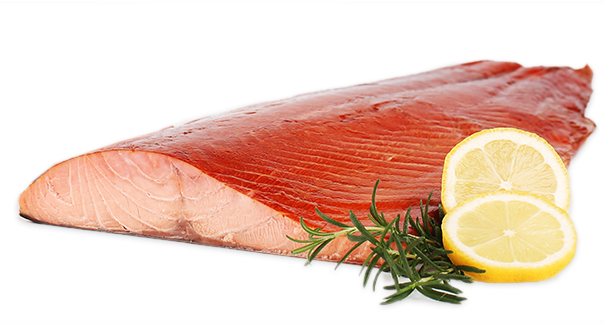Original Honey Smoked Salmon - Honey Smoked Fish Holdings, Llc (604x327), Png Download