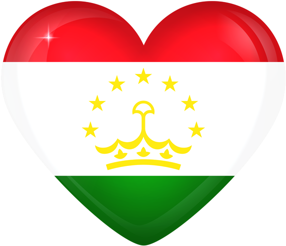 Italian Clipart Flag Iran - Tajikistan National Country Flag Round Id Card Luggage (600x517), Png Download