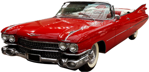 Red Cadillac Png Image Background - Cadillac Eldorado Png (500x258), Png Download
