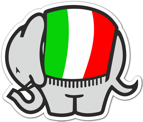 Car & Motorbike Stickers - Cagiva Elefant (500x427), Png Download