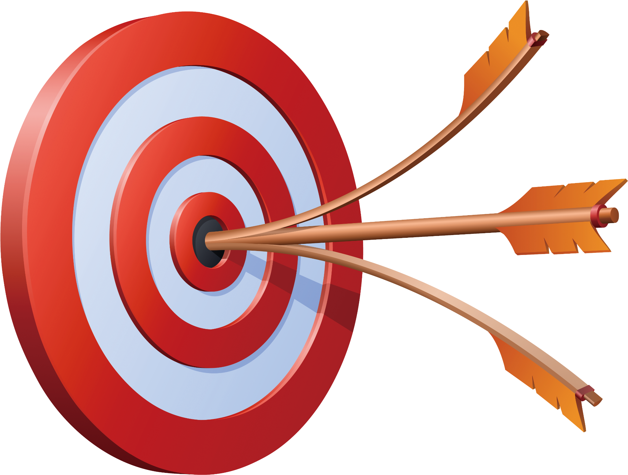 Shooting Target Bullseye Clip Art - Archery Cartoon (2362x2362), Png Download