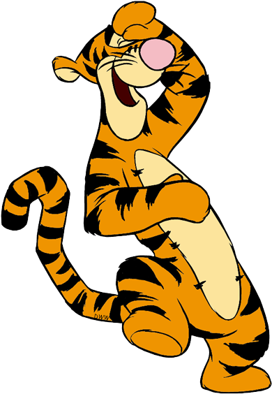 Pin By Kim Heiser On Pooh Clip - Winnie The Pooh Laughing (400x577), Png Download