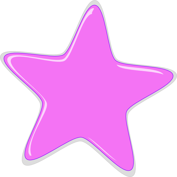 Download Stars Clipart Light Pink - Pink Star Clipart | Transparent PNG ...