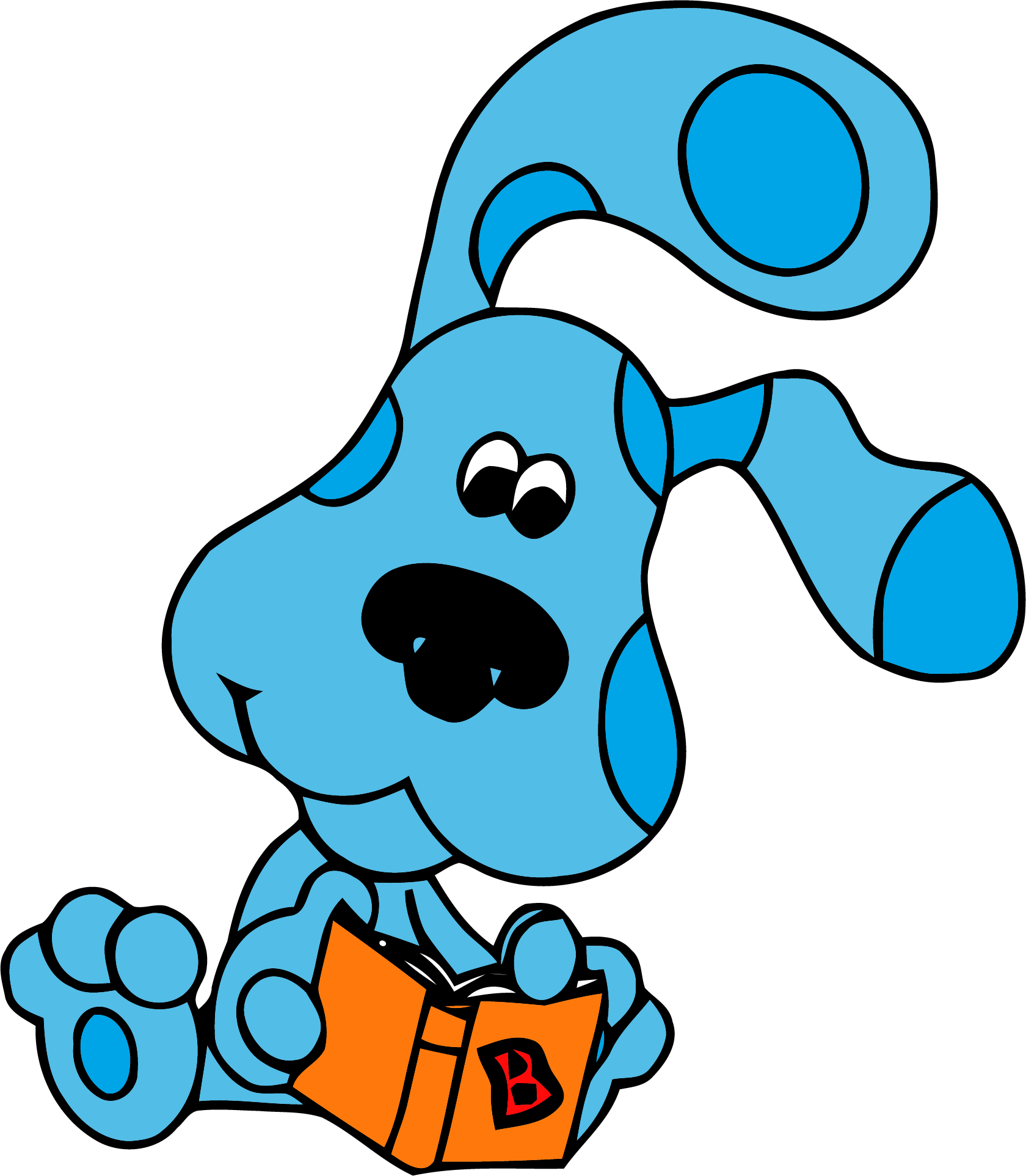 Blue's Clues Clip Book Clipart Png - Blue's Clues Clip Art (1680x1925), Png Download
