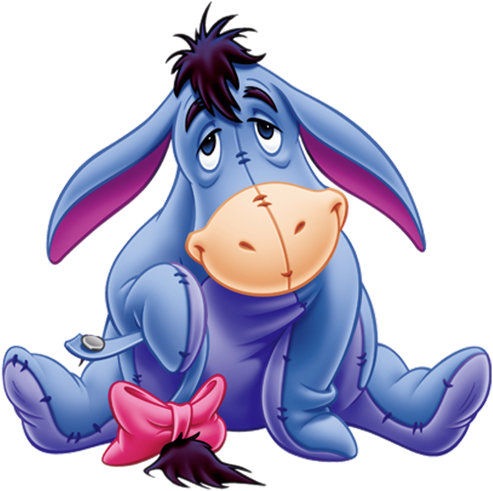 Download - Winnie The Pooh Eeyore (2000x2000), Png Download