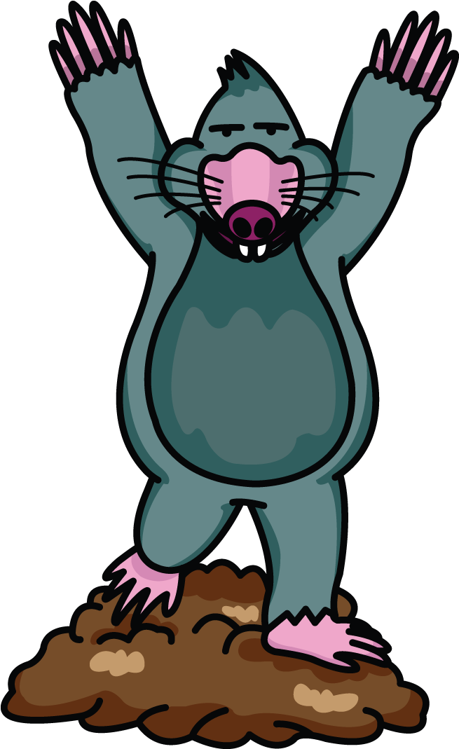 Winniepedia - Mole Drawing (720x1280), Png Download