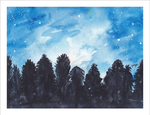 Starry Night Sampler Includes - Los Angeles (498x384), Png Download