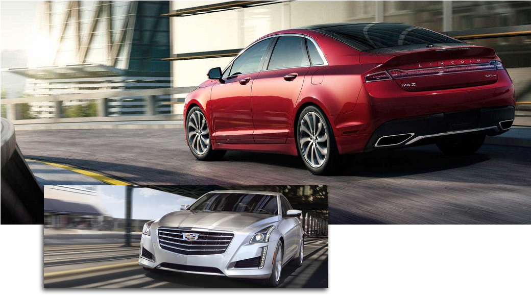 2017 Lincoln Mkz Vs 2017 Cadillac Cts - 2017 Lincoln Mkz Colors (1039x595), Png Download