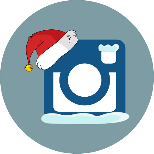 Instagram Logos Png - Christmas Social Media Icon (513x513), Png Download