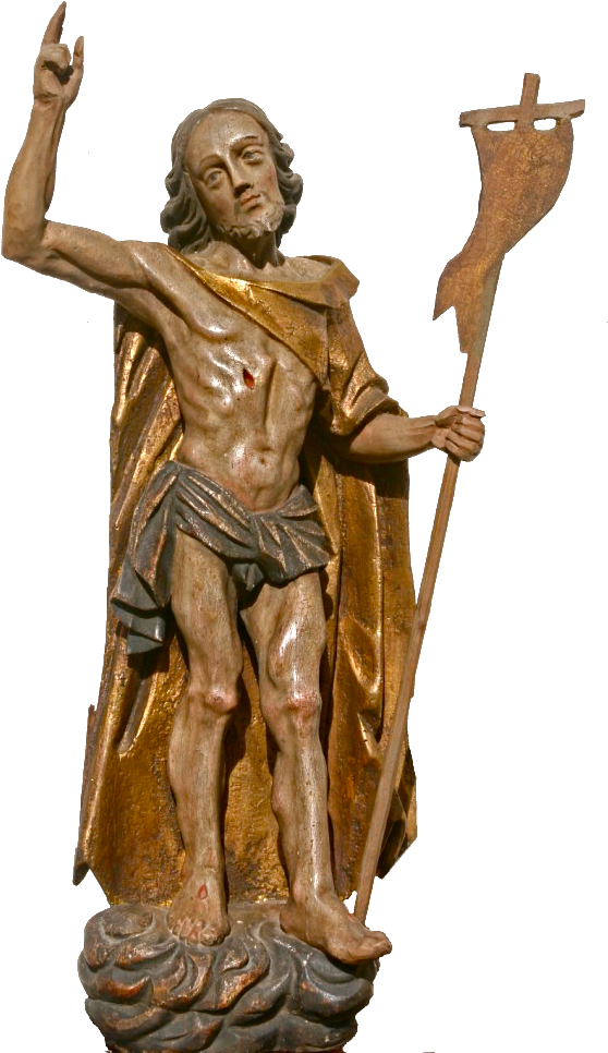 Fr Truchtersheim Statue Du Christ - Bhagwan Shri Hanumanji (672x1024), Png Download