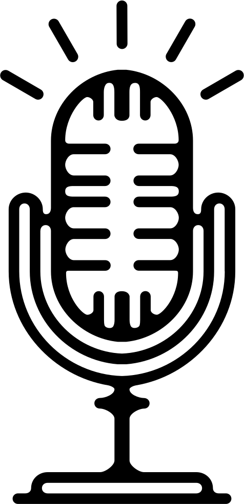 Old Microphone With A Stand Comments - The Z Point (476x981), Png Download