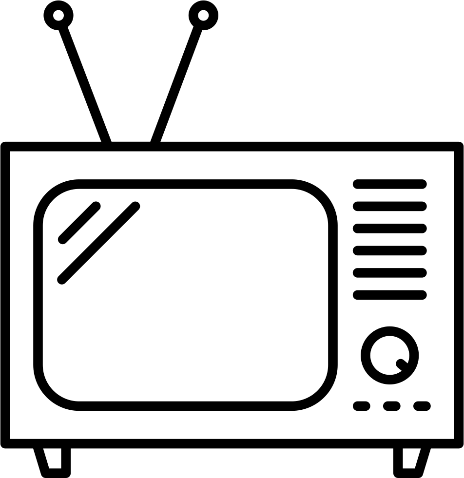 Old Television - - Television (952x981), Png Download