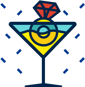 Cocktail (390x390), Png Download