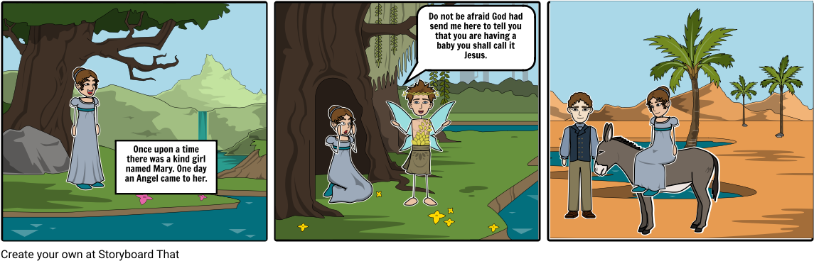 The Birth Of Christ - Cartoon (1164x385), Png Download
