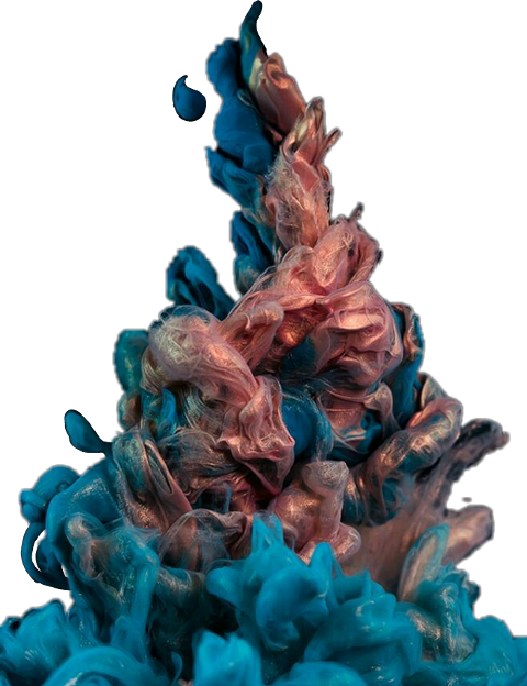 Smoke Freetoedit - Plume Of Ink Water (480x624), Png Download
