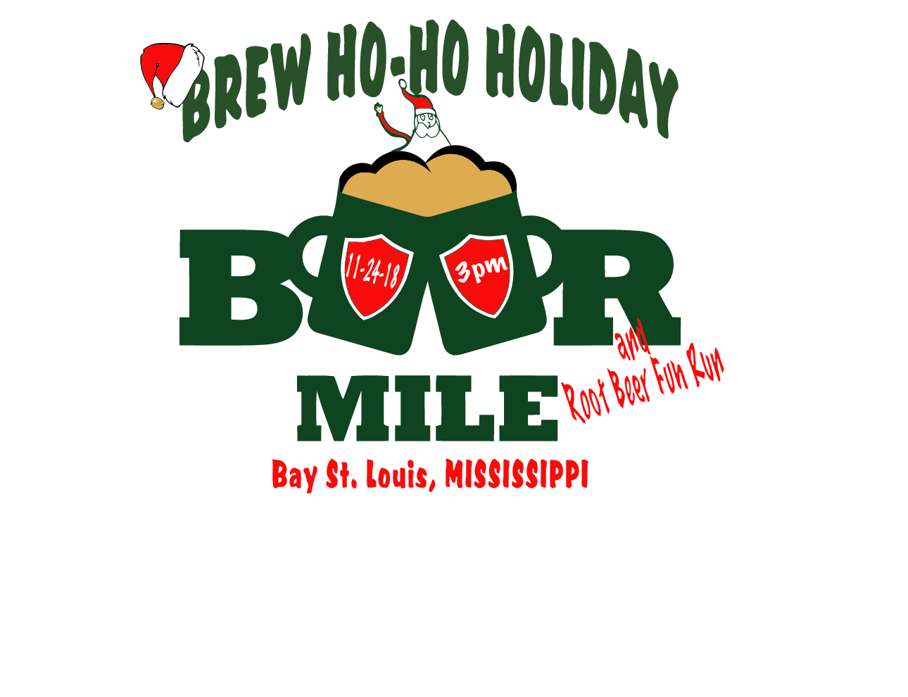 3rd Annual Brew Ho- Ho Beer Mile And Root Beer Fun (1290x990), Png Download