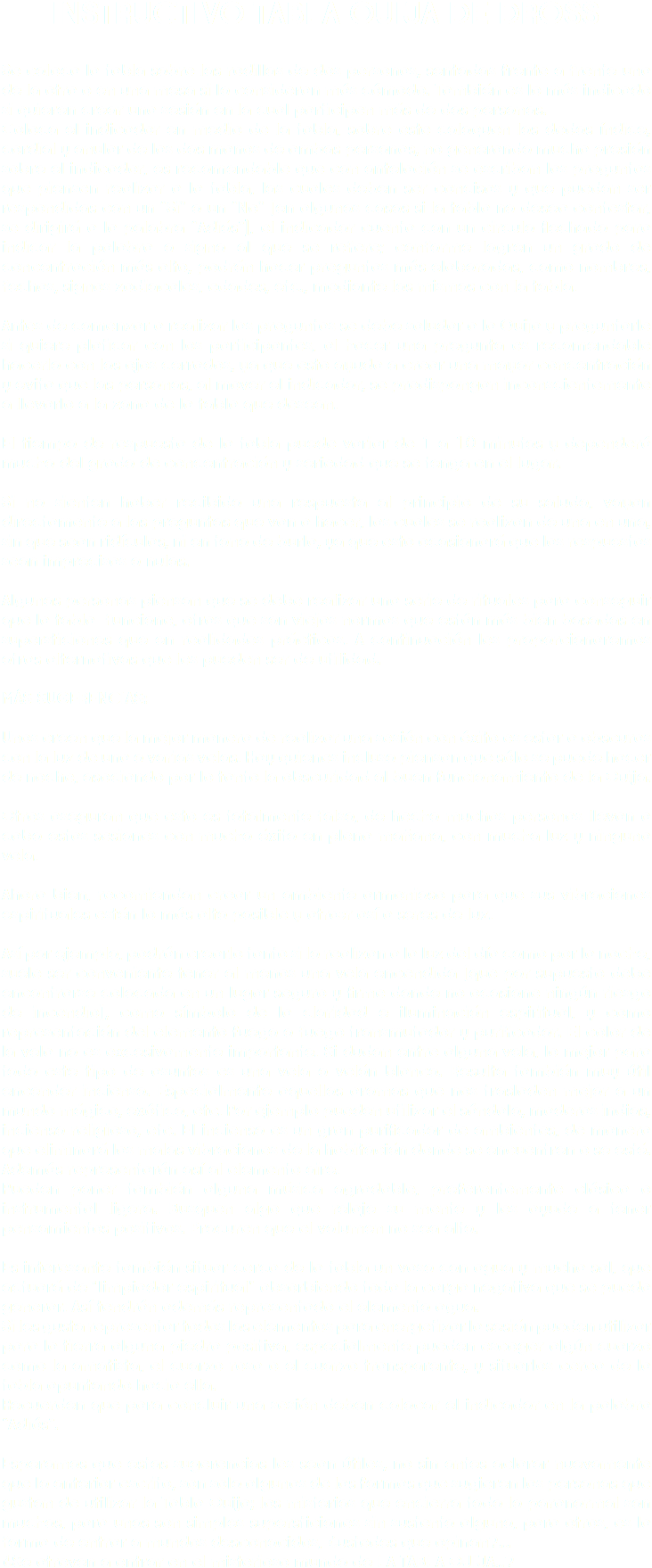Instructivo Tabla Ouija De Dross Se Coloca La Tabla (731x1788), Png Download