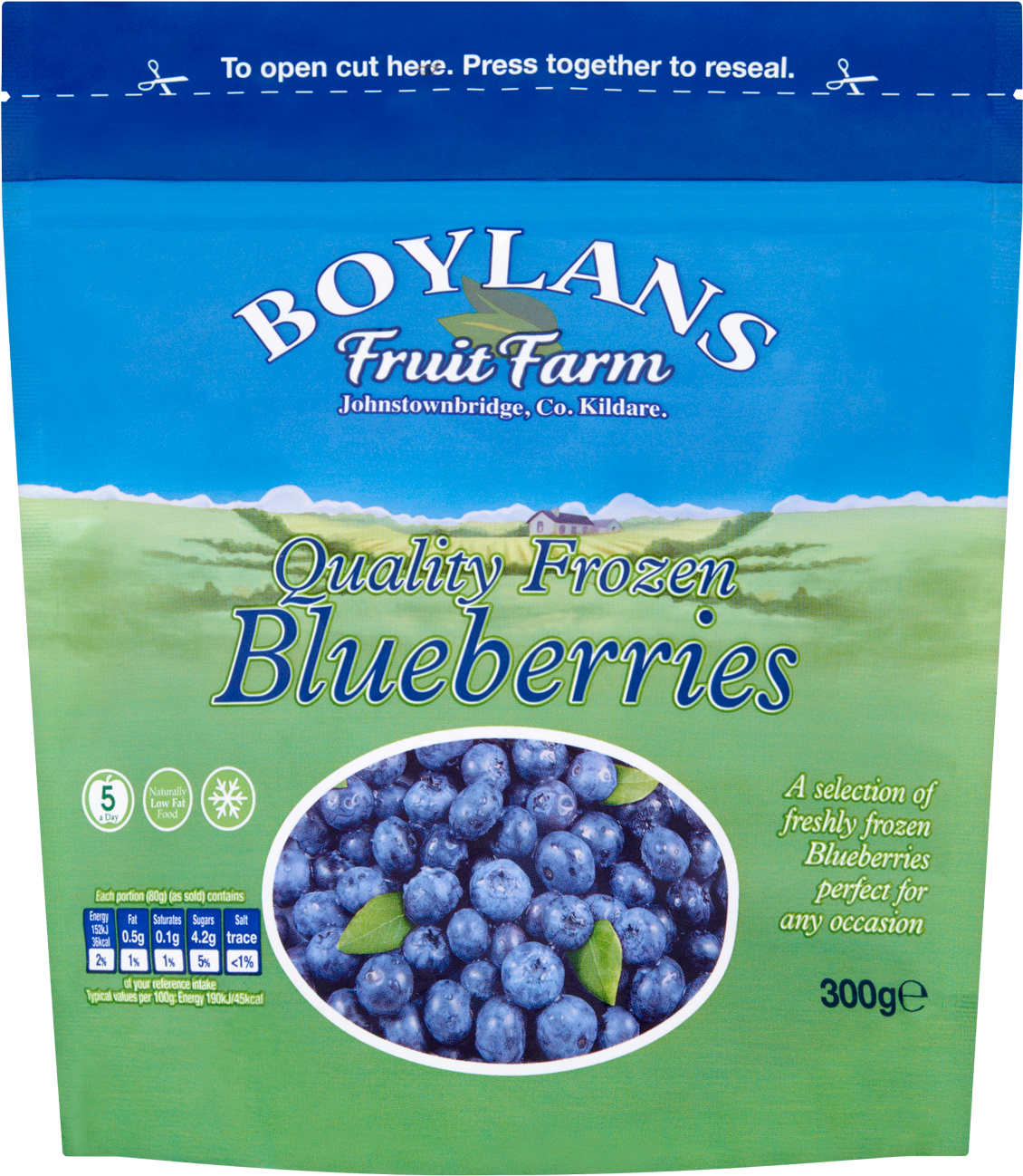 Boylans Fruit Blueberries (1365x1365), Png Download