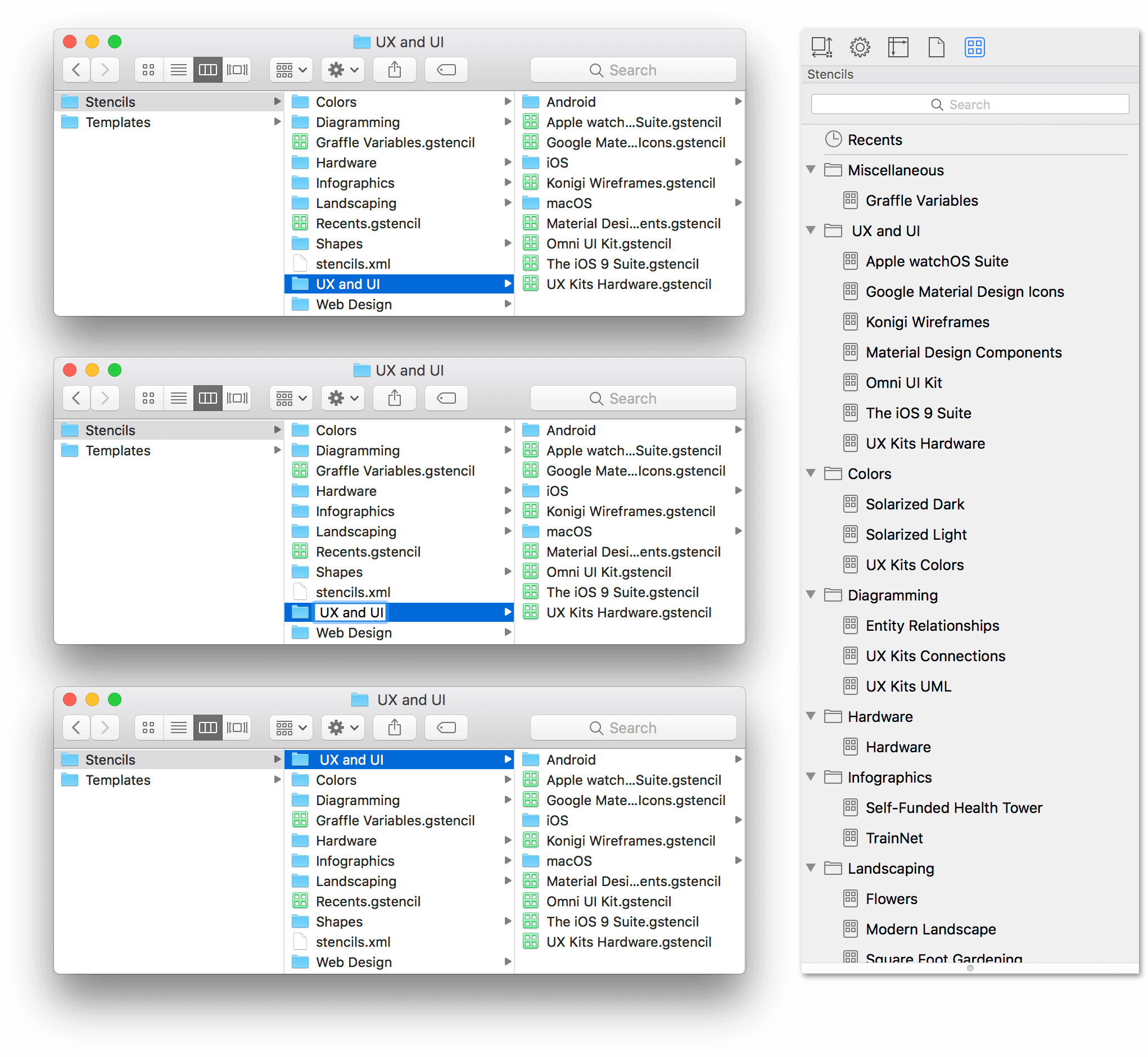 Three Finder Windows Show The Process Of Renaming The (2042x1880), Png Download
