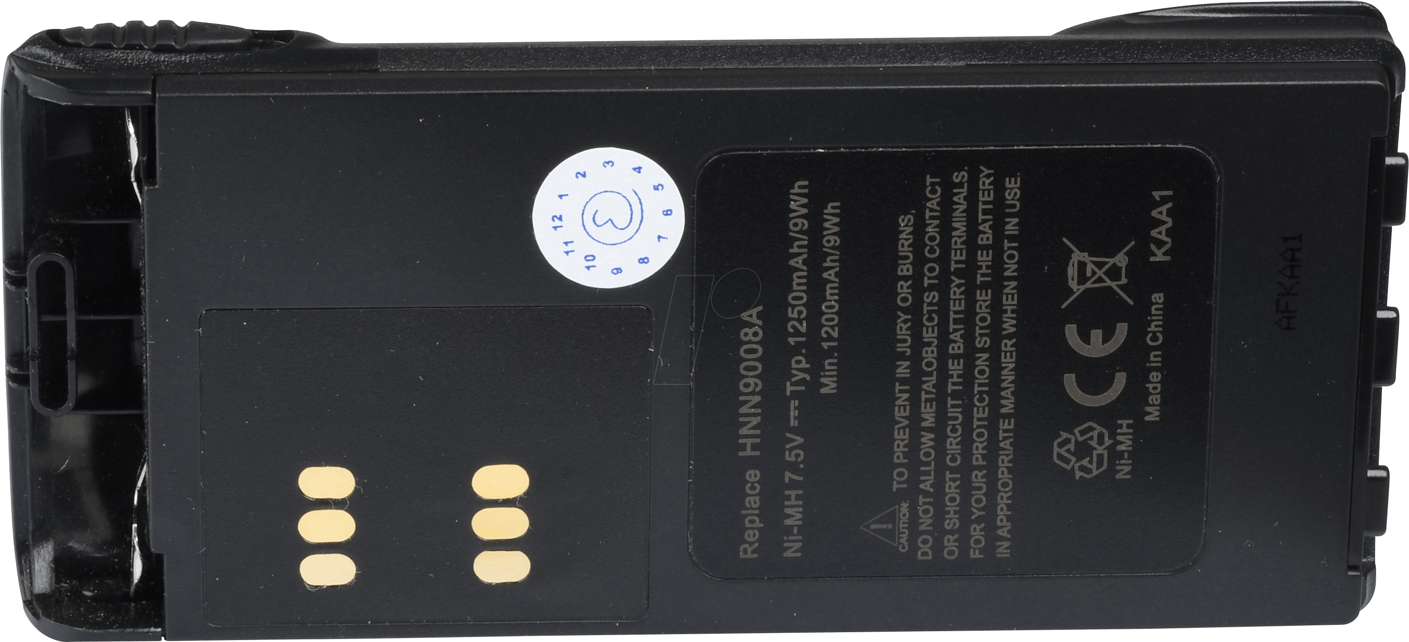 1250 Mah, Nimh For Motorola Gp320 Frei (3000x1398), Png Download