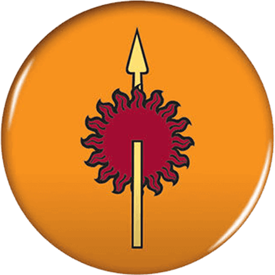 Game Of Thrones House Martell Magnet (555x555), Png Download