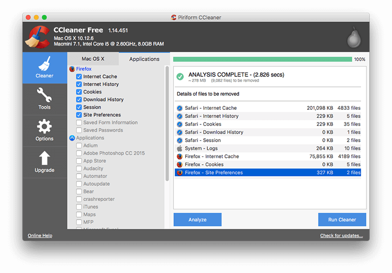 Ccleaner Scan (800x557), Png Download