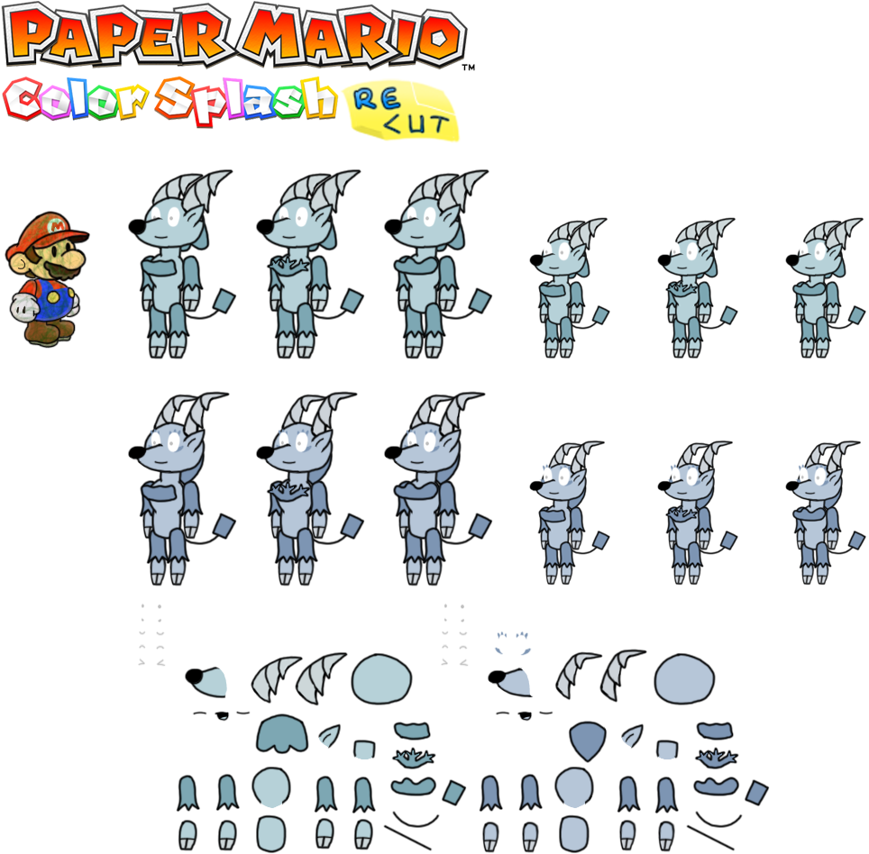 Prelude To The Recolored Paper Tale (1058x1000), Png Download