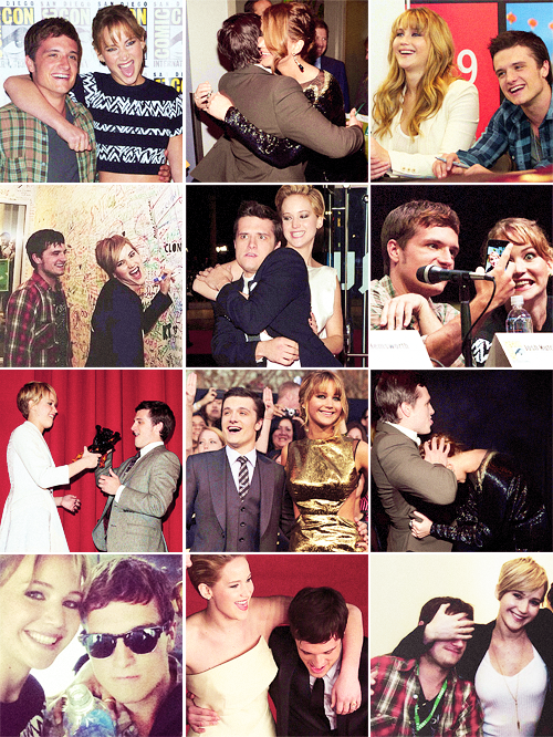 Edits Jennifer Lawrence Josh Hutcherson Erica Joshifer (500x666), Png Download