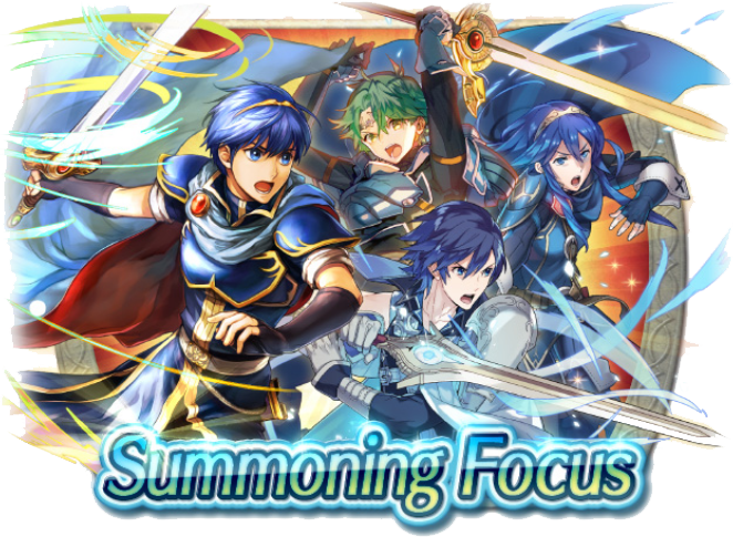 This Banner Contains Focus 5☆ Units Of Our Four Falchion (662x485), Png Download