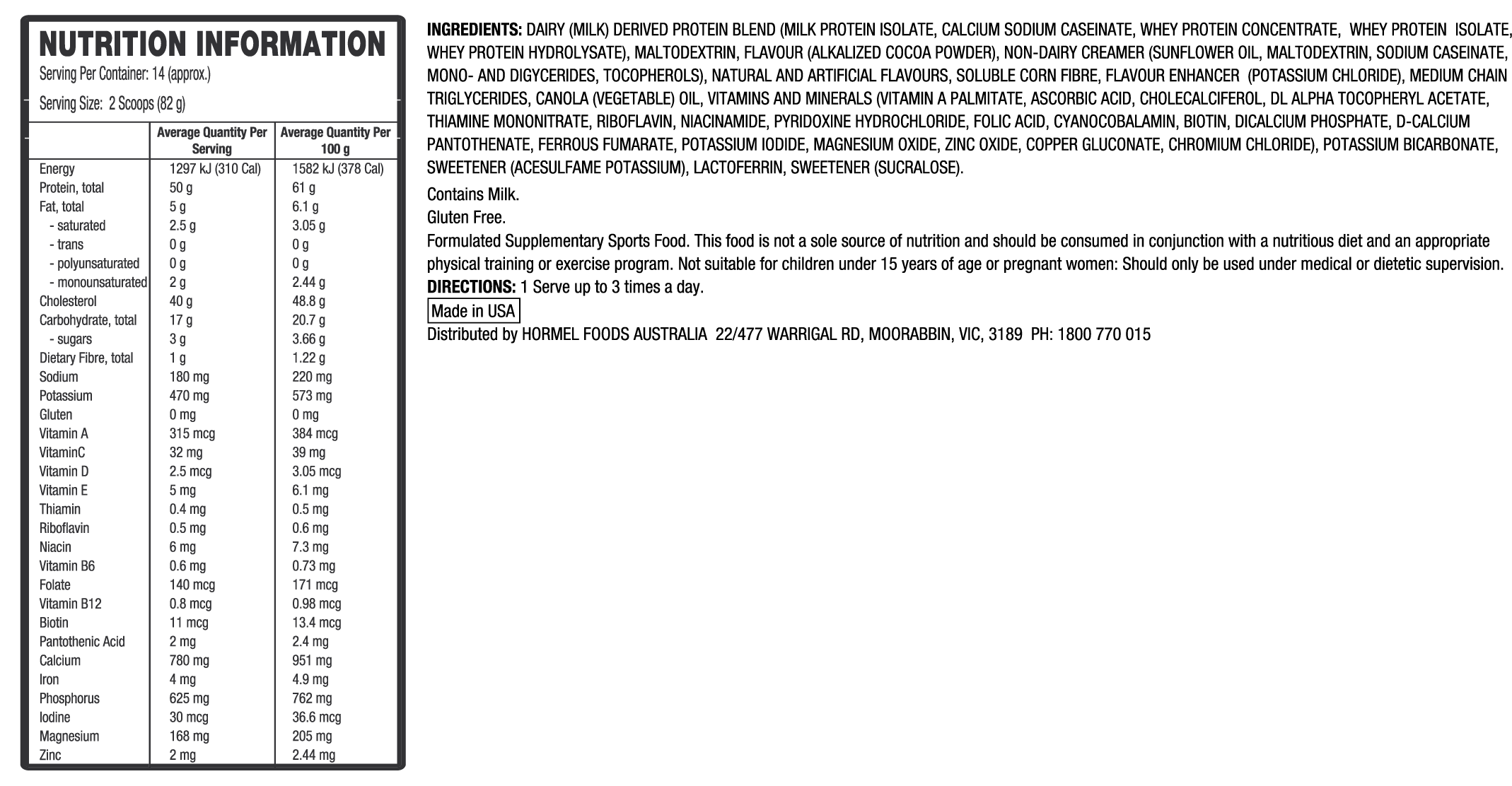 Muscle Milk® Pro Series Protein Powder Chocolate (2138x1112), Png Download