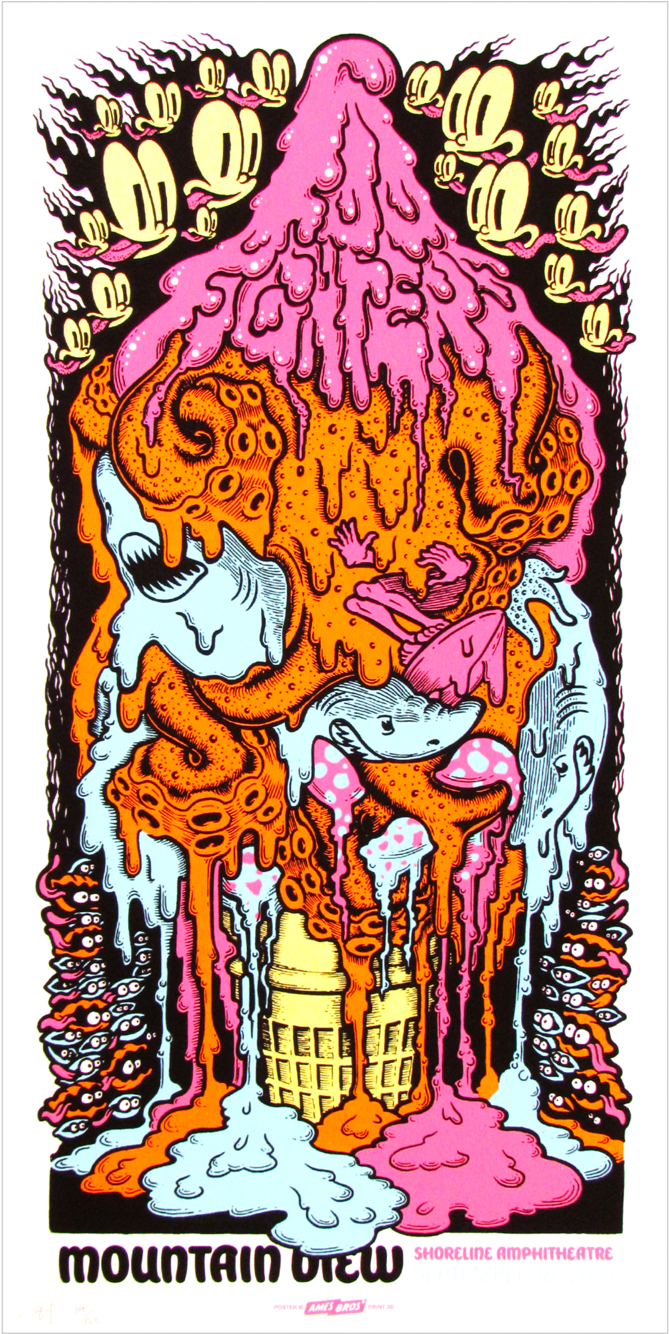 Foo Fighters 2015 Mountain View, Ca Poster (1000x1333), Png Download