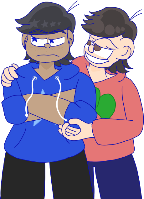 Used To Him And Karamatsu Has Refrained From Telling (500x650), Png Download