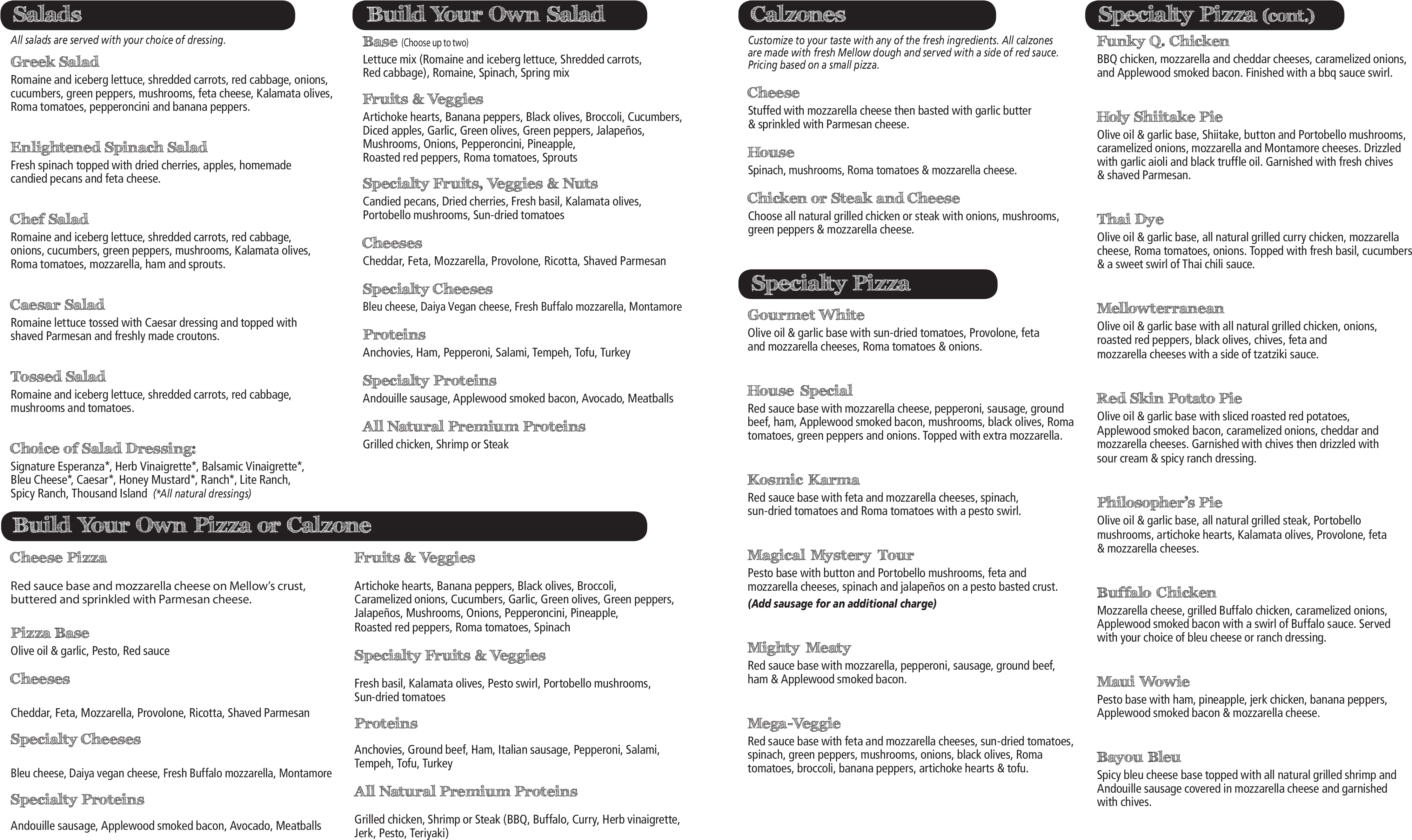 The Restaurant Information Including The Mellow Mushroom (4200x2550), Png Download