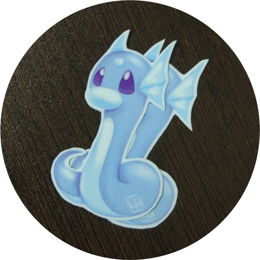Dratini Stickers (1241x1230), Png Download